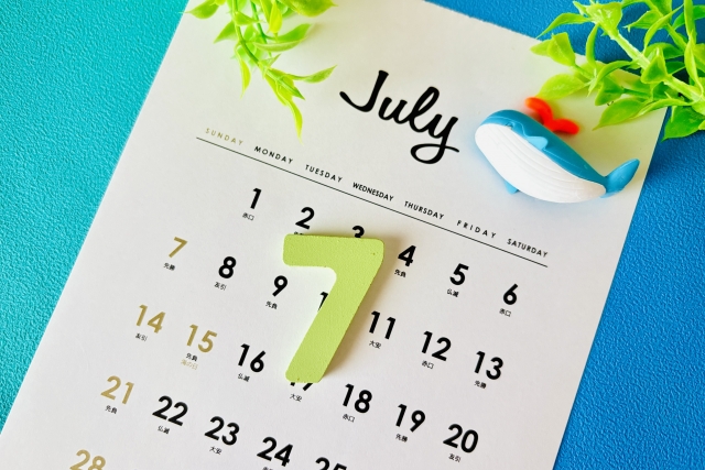 7月の開所日および予約状況について　7月18日更新